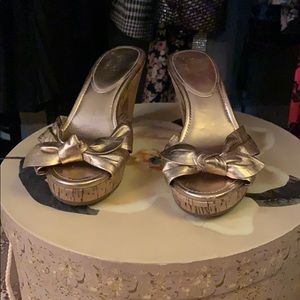 Coach Karen Rose Gold Sandals MSRP $298
